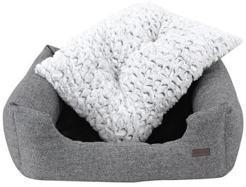 Feandrea Hundebett grau meliert