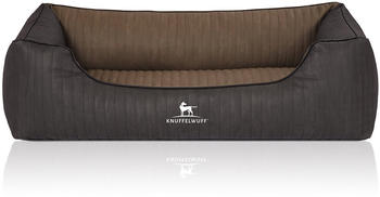 Knuffelwuff Hundebett Outback M-L schwarz/taupe