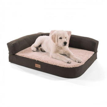 Brunolie Odin orthopädisches Hundesofa M 100x80cm beige