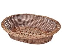 vidaXL Hundekorb aus Weide Natur 50 cm