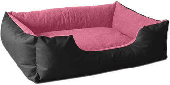 BedDog Hundesofa LUPI S PINK-ROSE schwarz-rosa