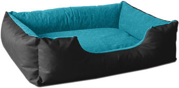 BedDog Hundesofa LUPI S BLUE-SKY schwarz-blau