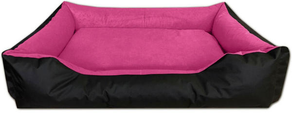BedDog Hundesofa LUPI 3XL BLACK-PASSION schwarz-pink