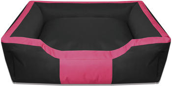 BedDog Hundebett BRUNO XL Pink-Rose rosa-schwarz