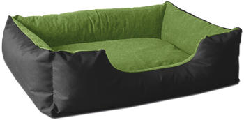 BedDog Hundesofa LUPI S Green-Field schwarz-grün