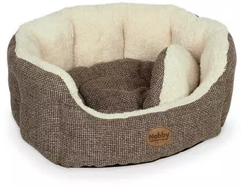 Nobby Hundebett oval Alba braun 65x57x22cm