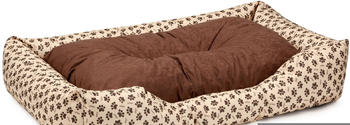 BedDog Hundebett Mimi XL Chocolate-Dog beige/braun