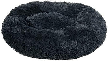 HKM Fluffy Hundebett 80x25cm dunkelgrau