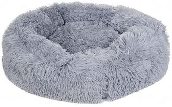 HKM Fluffy Hundebett 70x25cm hellgrau