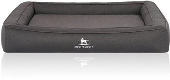 Knuffelwuff Orthop&auml;disches Hundebett Velours Yukon XL 105x80cm anthrazit
