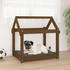 vidaXL Hundebett Massivholz Kiefer Spitzdach (822214)