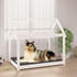 vidaXL Hundebett Massivholz Kiefer Spitzdach (822214)