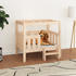 vidaXL Hundebett Kiefer Flachdach + Tritt (8223)