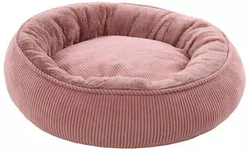 Flamingo Hundebett mit Rei&szlig;verschluss Colette rund 46cm Rosa (561321)
