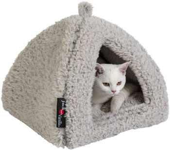 Jack and Vanilla Haustier-Iglu Shell 37x37x37cm Muschelgrau (SHEIG1010)