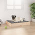 vidaXL Hundebett Kiefer ohne Rand