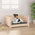 vidaXL Hundebett Kiefer 3 Seitenwände