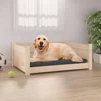 vidaXL Hundebett 75,5x55,5x28 cm Massivholz Kiefer