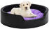 vidaXL Hundebett Plüsch / Kunstleder oval