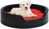 vidaXL Hundebett Plüsch / Kunstleder oval
