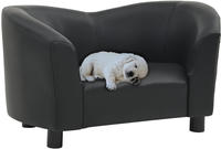 Hundesofa Schwarz 67x41x39 Cm Kunstleder - Vidaxl