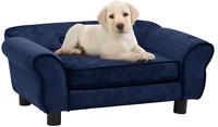 vidaXL Hundesofa Blau 72x45x30 cm Pl&uuml;sch