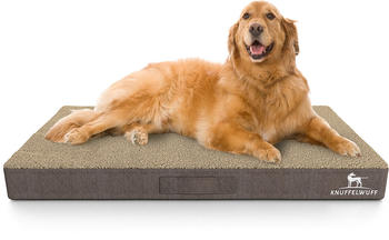 Knuffelwuff orthopädische Matte Ellenie Teddymaterial Velours 79x60cm beige (14296-003)