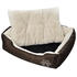 vidaXL Warmes Hundebett mit Polsterkissen eckig