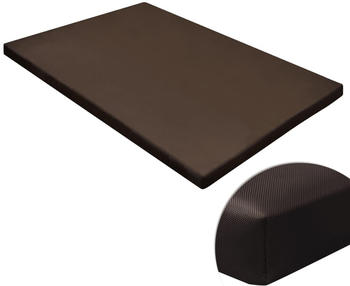 vidaXL Hundebett Haustiermatte Quadratisch braun M (170240)