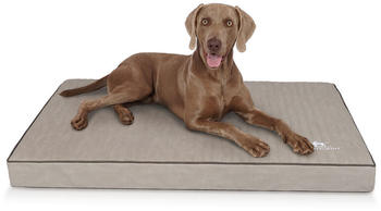 Knuffelwuff orthop&auml;dische Matte Palomino laser-gesteppt Kunstleder XXL 115x80 grau (14206-016)