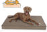 Knuffelwuff orthopädische Matte Palomino laser-gesteppt Kunstleder (14206)