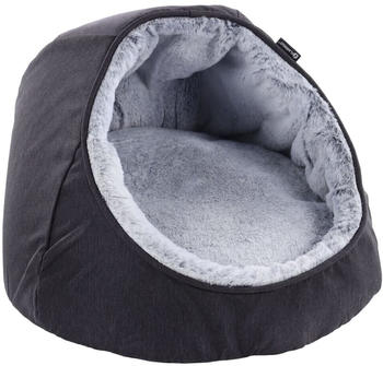 Flamingo Haustierbett Dorsa 46x46x36cm schwarz (561189)