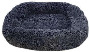 Nobby Kissen oval mit Rand Bian dunkelgrau 98x78x8cm (61963)