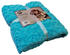 Nobby Hundedecke Fleece Plaid Super Soft hellblau S (70979-13)
