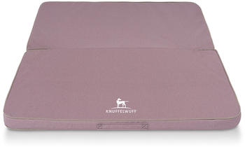 Knuffelwuff Faltbare Reisematte Orthopädisch Tacoma Velours Handwebcharakter 100x80cm Rosa (14208-004)