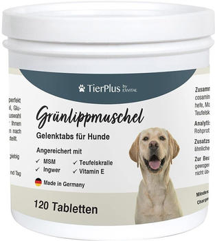 EXVital Gr&uuml;nlippmuschel Plus Gelenktabletten f&uuml;r Hunde 180 St&uuml;ck