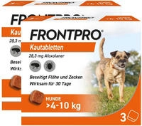 FRONTPRO Hund 28mg S >4-10 KG 2X3 St