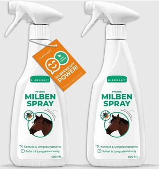Silberkraft Milbenspray Pferde 2x500 ml