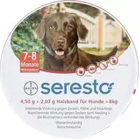 Seresto Hund bis 8 kg 1,25 + 0,56 Halsband 1 St