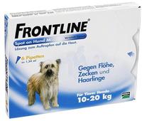 PZN-DE 02246395, Frontline Spot on H 20 L&ouml;sung f.Hunde 6 St Einzeldosispipetten,