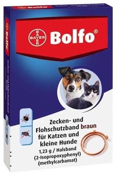 Bolfo Flohschutzband braun für Katzen und kleine Hunde 35cm