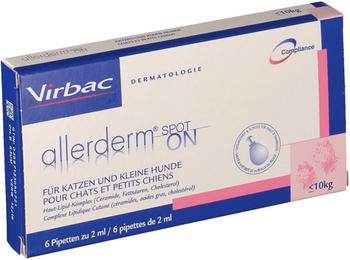Virbac Allerderm Spot-on <10kg 6x2ml