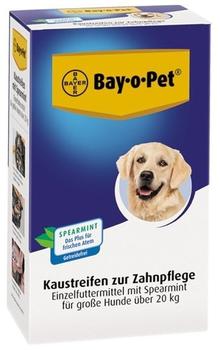 Bayer Bay·o·Pet Kaustreifen zur Zahnpflege mit Algen für große Hunde 140g