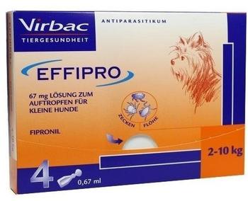 Virbac Effipro Spot On Hunde 4 x 67 mg