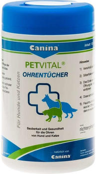Canina Petvital Ohrentücher 120 St.