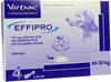 Effipro 134 mg zum Auftropfen für mittelgroße Hunde 4 St