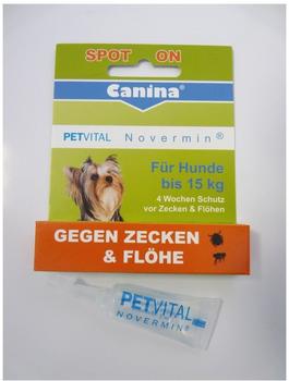 Canina Petvital Novermin für Hunde bis 15kg 2ml