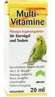 Albrecht Multi-Vitamine für Ziervögel und Tauben 20 ml