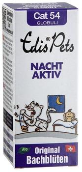 Sunasar Edis Pets Cat Nr. 54 Nachtaktiv Bio Bachbl&uuml;ten Globuli 20 g, 1er Pack (1 x 20 g)