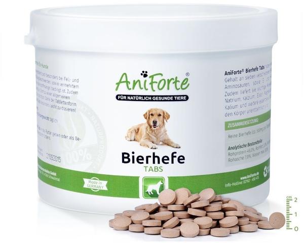 AniForte Aniforte Bierhefe Tabs 500 Stk. - Naturprodukt Für Hunde für glänzendes Fell und gesunde Haut